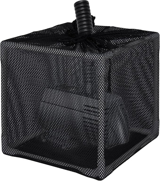 Pond Filter Box, Anti-Clogging Pond Filters for Outdoor Ponds Nylon Media Mesh Water Pump Cover Barrier Bag with Drawstring, Pond Pump Filter Bag (10 Inch)-VerdiqueGarden