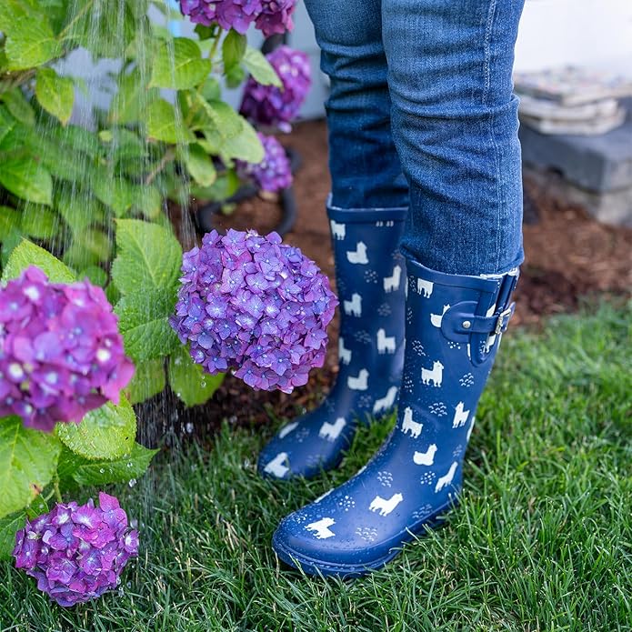 Western Chief Women's Tall Waterproof Rain Boot Outdoor Garden Shoes-VerdiqueGarden