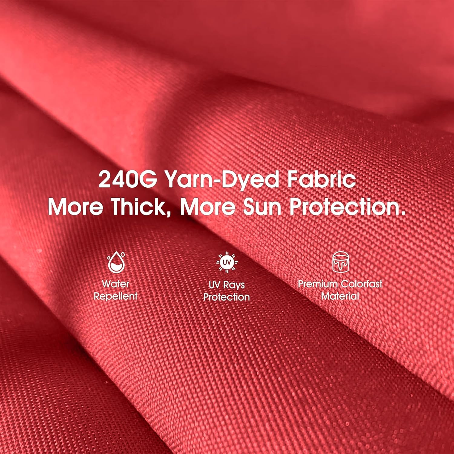 PURPLE LEAF 3-Seat Deluxe Outdoor Patio Porch Swing with Weather Resistant Steel Frame, Adjustable Tilt Canopy, Cushions and Pillow Included, Terra-VerdiqueGarden