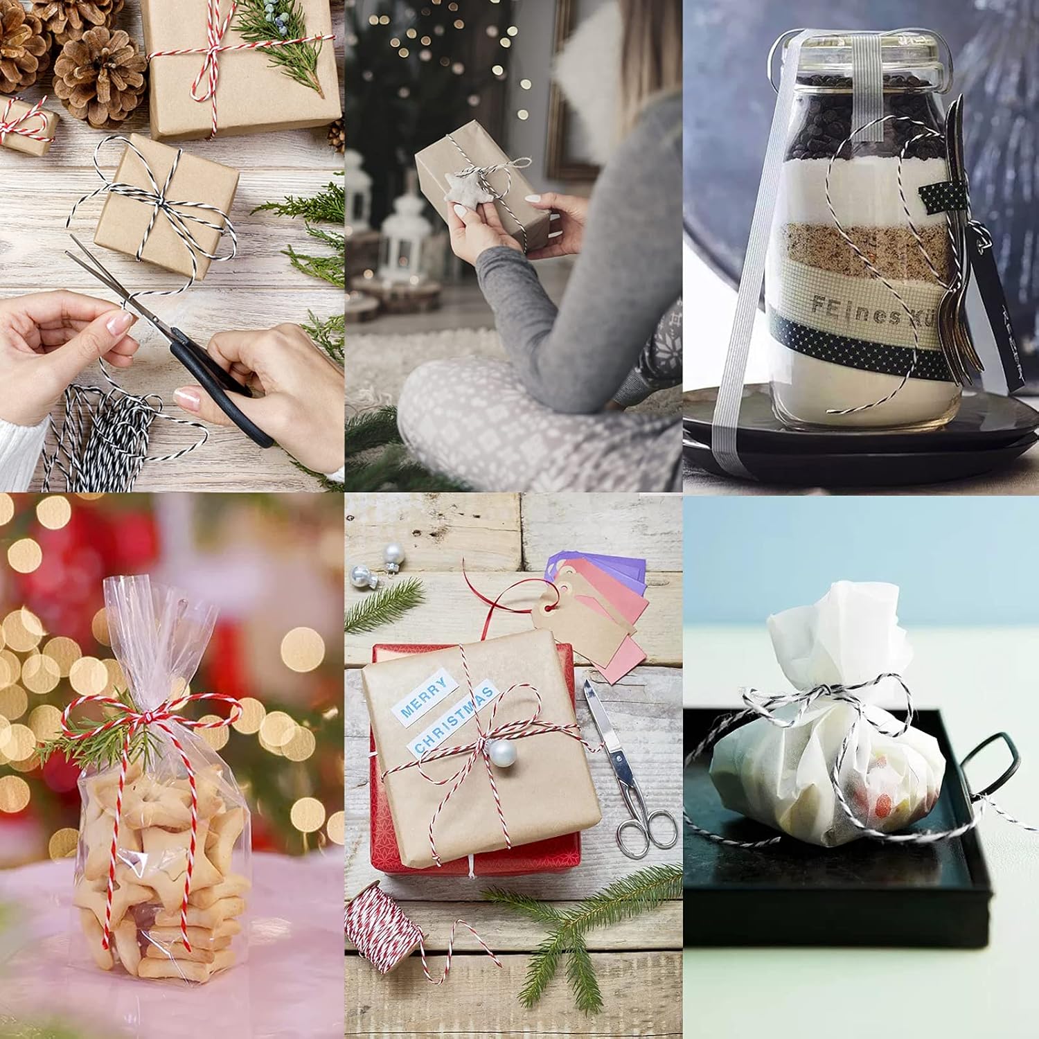 Anvin Cotton Twine - Natural Jute, Bakers & Butchers Twine, 984 Feet (Pack of 3, 10 Ply, 2mm Thick) for Arts, Crafts & Gardening-VerdiqueGarden