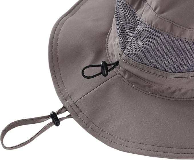 Connectyle Women's UPF 50+ Sun Hat UV Protection Wide Brim Bucket Hat Summer Beach Hats Fishing Hiking Outdoor Safari Hats-VerdiqueGarden