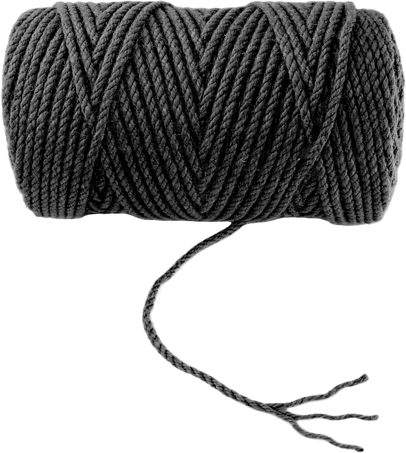 4mm x 500 Feet Black Jute Rope, Twine for Gardening Tomato Climbing Plant Tie Floristry Crafts Gift Wrapping Packing Decor-VerdiqueGarden