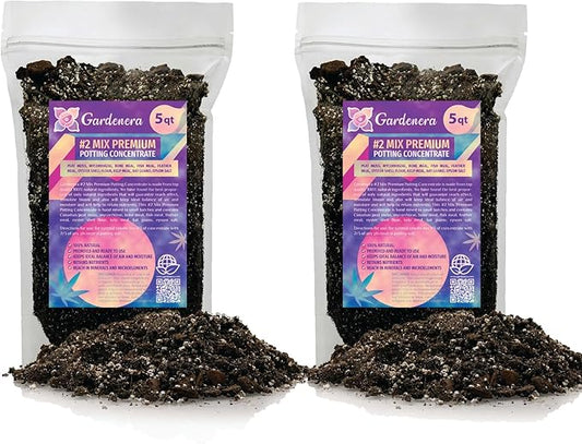 Premium Organic #1 Potting Soil Mix - Ideal Nutrient Blend for Robust, High-Yield, and Beautifully Blooming Outdoor Guerrilla Growing Plants - 10 Quart-VerdiqueGarden