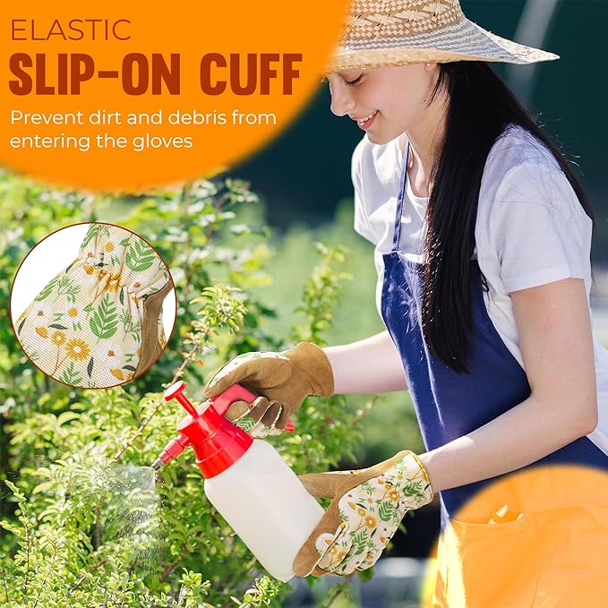 HANDLANDY Women Safety Work Gloves Utility Touch Screen Working Grip Glove for Yardwork Gardening Breathable Mechanic Gloves-VerdiqueGarden