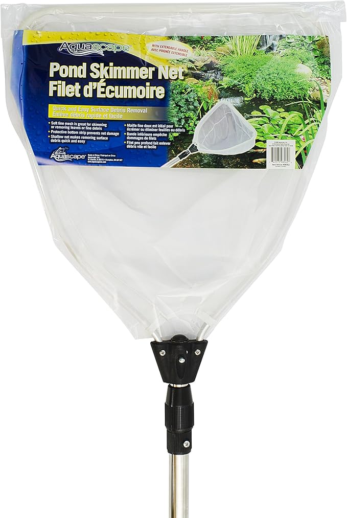 Aquascape 98562 Heavy Duty Pond Skimmer Net with Extendable Handle-VerdiqueGarden