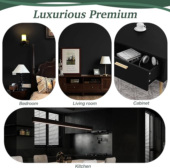 Dimoon 78.7''x17.7'' Black Peel and Stick Wallpaper Contact Paper Modern Self Adhesive Wall Paper Removable Renter Friendly Textured Solid Color Shelf Cabinet Vinyl Roll (78.7''x17.7'',Black)-VerdiqueGarden