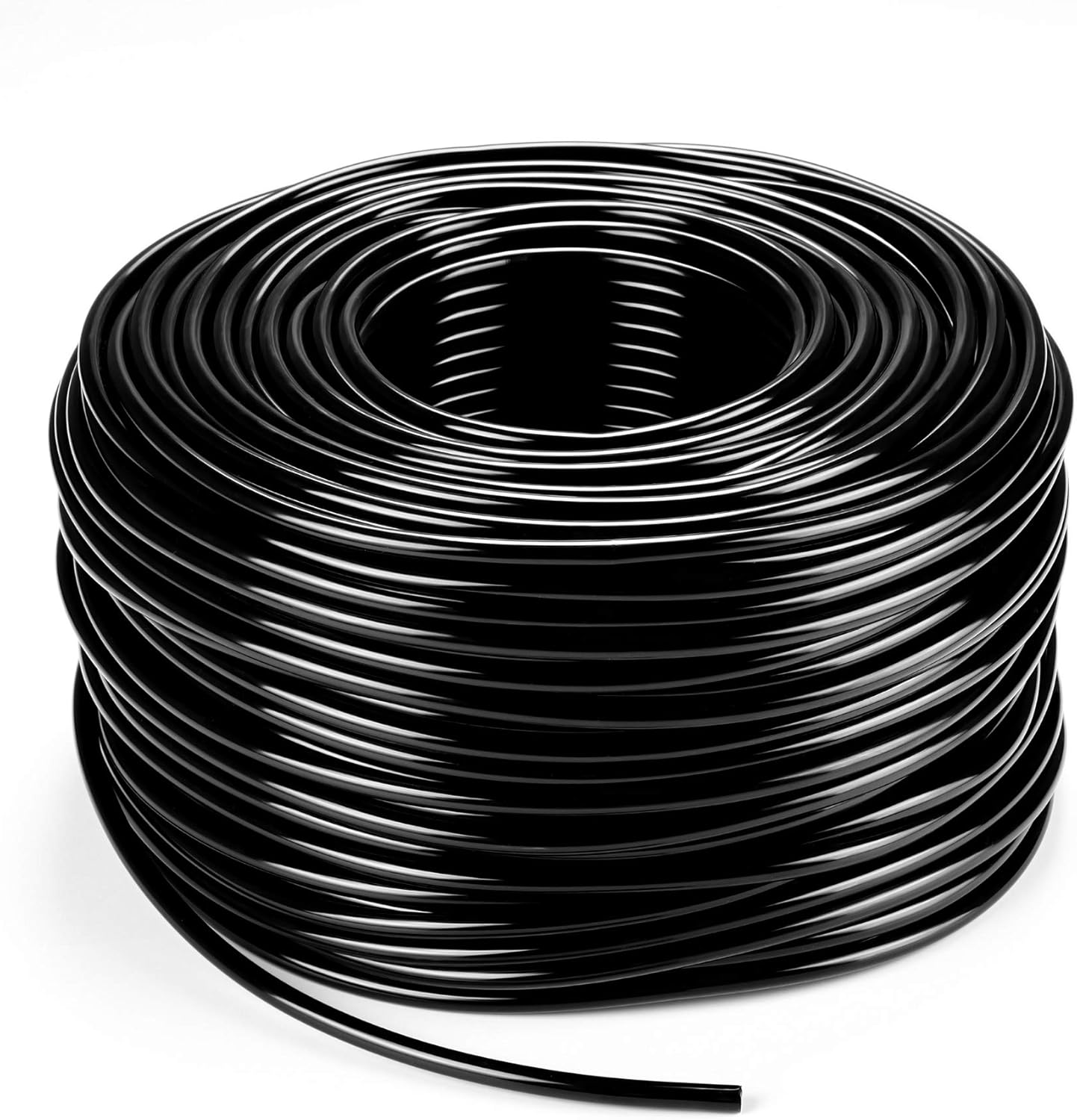 Bonviee 200ft 1/4 inch Drip Irrigation Tubing Blank Distribution Hose Garden Watering Tube Line for Drip Irrigation System-VerdiqueGarden