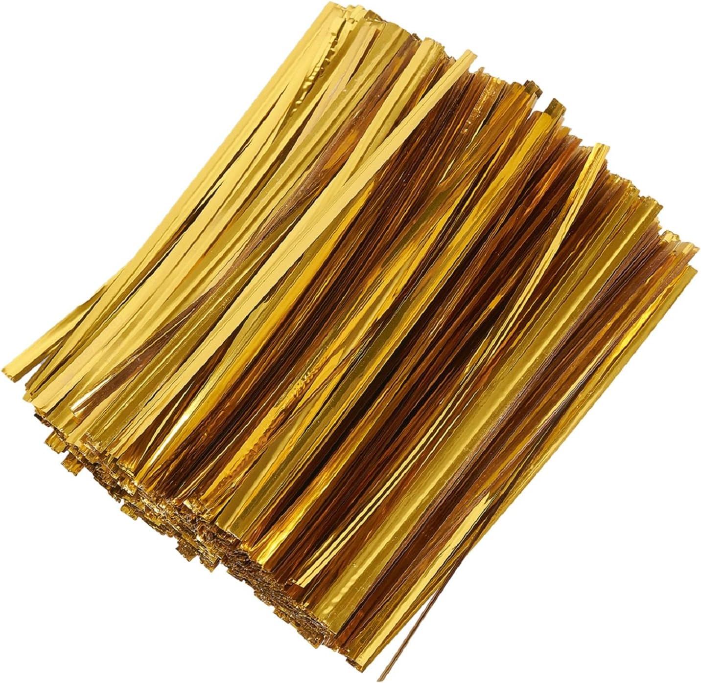800 PCS 5" Gold Metallic Twist Ties for Bakery Ties,Candy Bags,Coffee Bags, Goodie Bags Ties-VerdiqueGarden