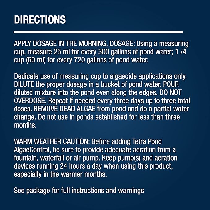 Tetra 77188 Algae Control Treats 36000 gallons, 101.4-Ounce-VerdiqueGarden