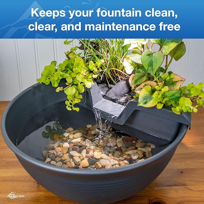 Aquascape AquaGarden Tabletop Fountain Maintenance Water Treatment, 4-in-1, 2 oz, 96097-VerdiqueGarden