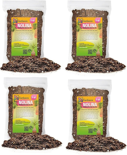 Nolina Potting Mix - Unlock Robust Growth and Striking Structure with Our High-Performance Formula - 20 Quart-VerdiqueGarden