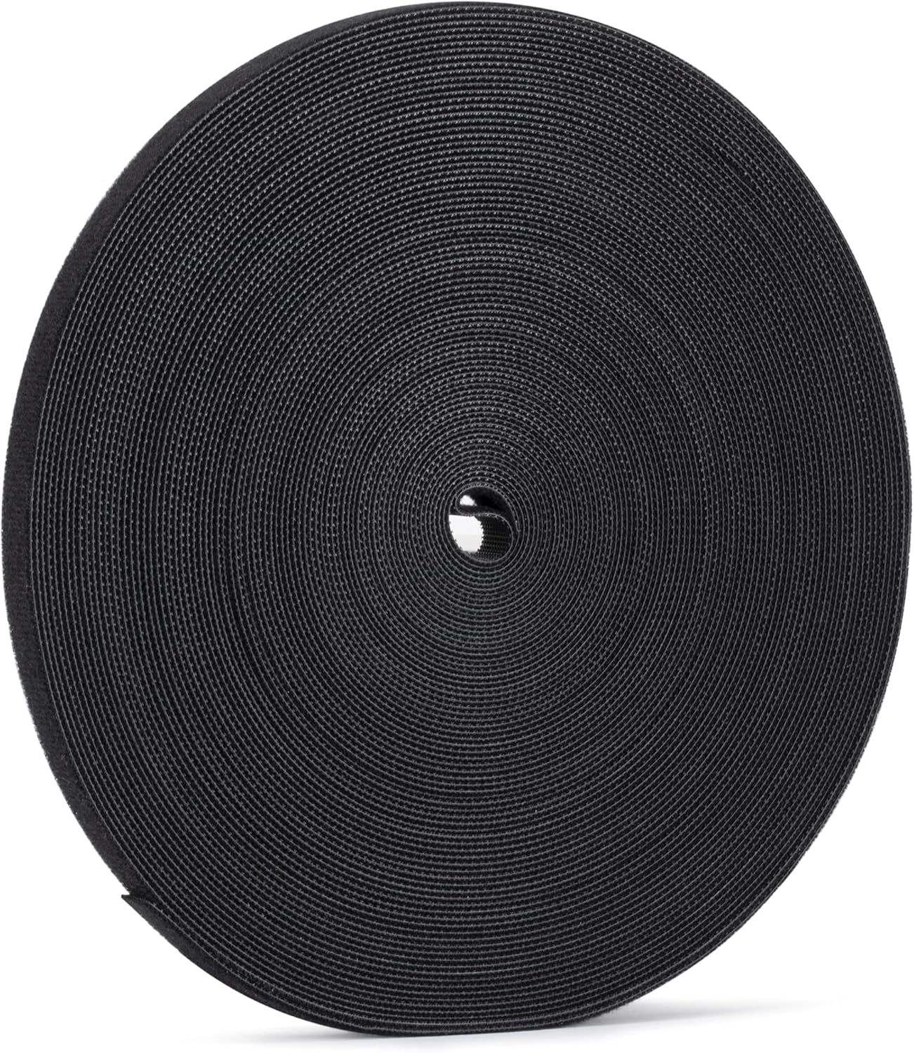 1/2 inch Reusable Fastening Tape Cable Ties Double-Sided Hook-and-Loop Cable Management Tape (Black 25 Yards)-VerdiqueGarden
