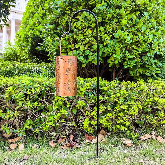 DIBIEECN Fireworks Solar Gardening Gifts Lanterns, Garden Decor for Outside, Pattern Solar Decorative Lights Waterproof, Outdoor Gifts for Women Mom Grandma, Yard Gifts for Patio, Pathway, Landscape-VerdiqueGarden