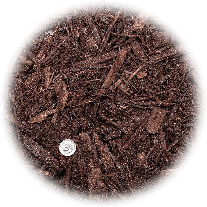 Organic Brown Mulch - Nurture Your Plants with Natural Nutrients - 20 QUARTS-VerdiqueGarden