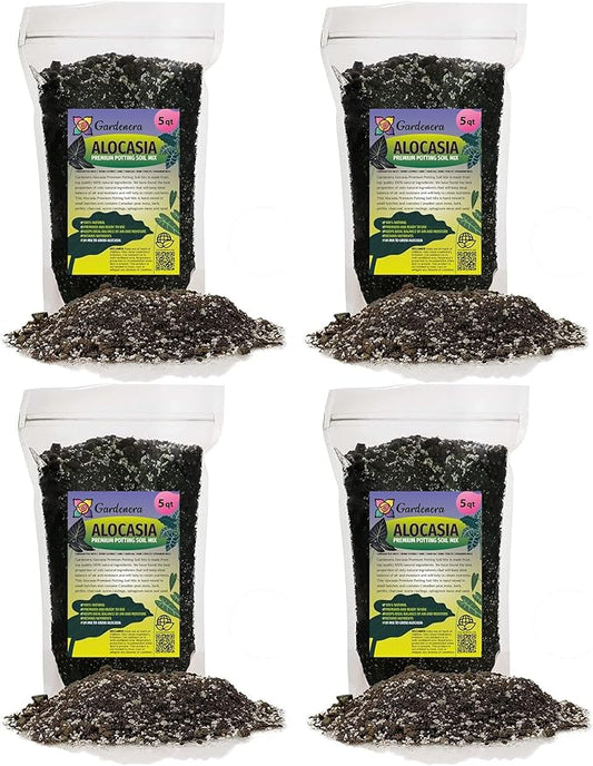Alocasia Potting Mix - Unlock Robust Growth and Striking Leaves with Our High-Performance Formula - 20 Quart-VerdiqueGarden