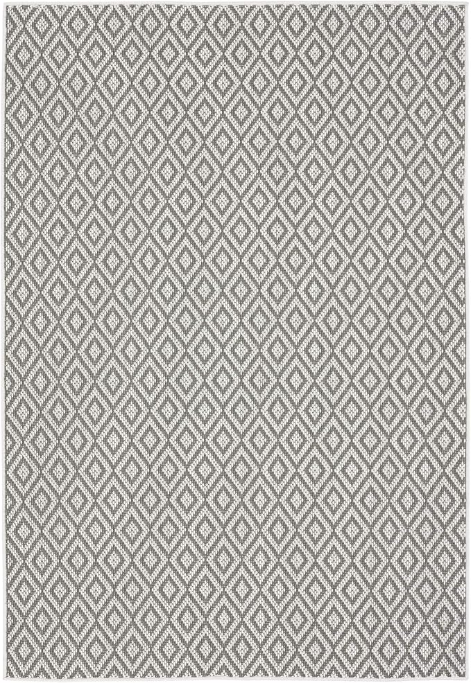 Home Dynamix Tripoli Lydia Geometric Area Rug, Gray/Cream, 6'6"x9'6" Rectangle-VerdiqueGarden