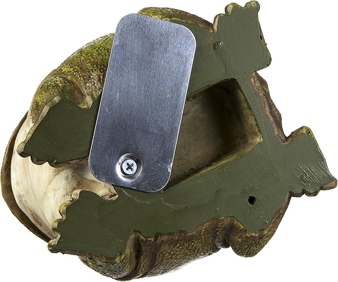 Evergreen Cute Portly Frog Outdoor Statue and Secret Key Holder | Weatherproof and Outdoor Safe | Garden Sculpture | Porch Garage or Patio Home Decor | 6 Inches Tall-VerdiqueGarden