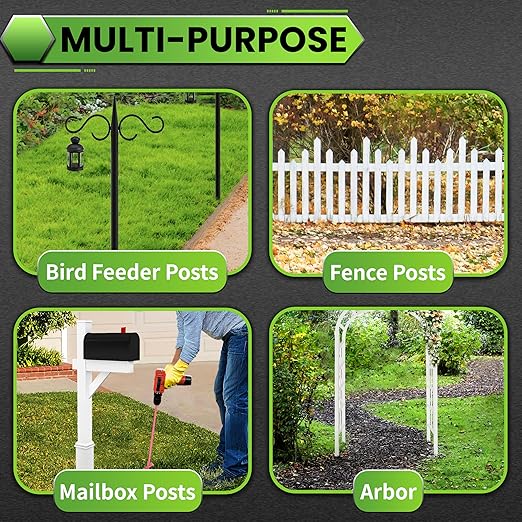 SYITCUN Auger Drill Bit for Planting - 1.6"X16.5" Heavy-Duty Garden Auger Spiral Drill Bit - Bulb Planter Tool & Auger Post Hole Digger - 3/8" Hex Drive Drill-VerdiqueGarden