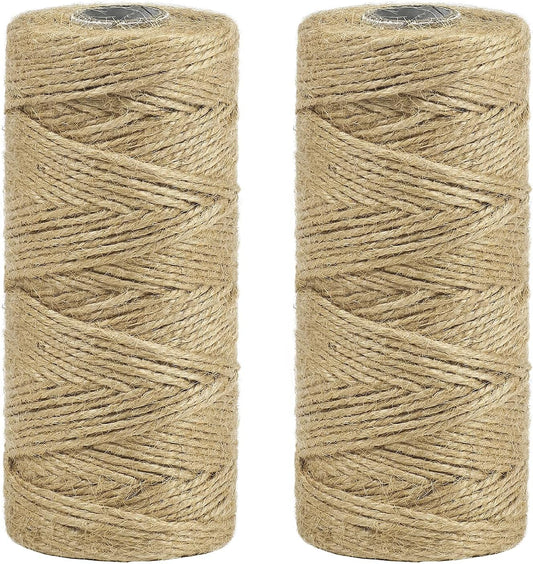Garden Twine, 656 Feet Jute Twine,Baling Twine, Plant String, Garden Twine for Climbing Plants,Tomatoes, Crafting Floristry-VerdiqueGarden