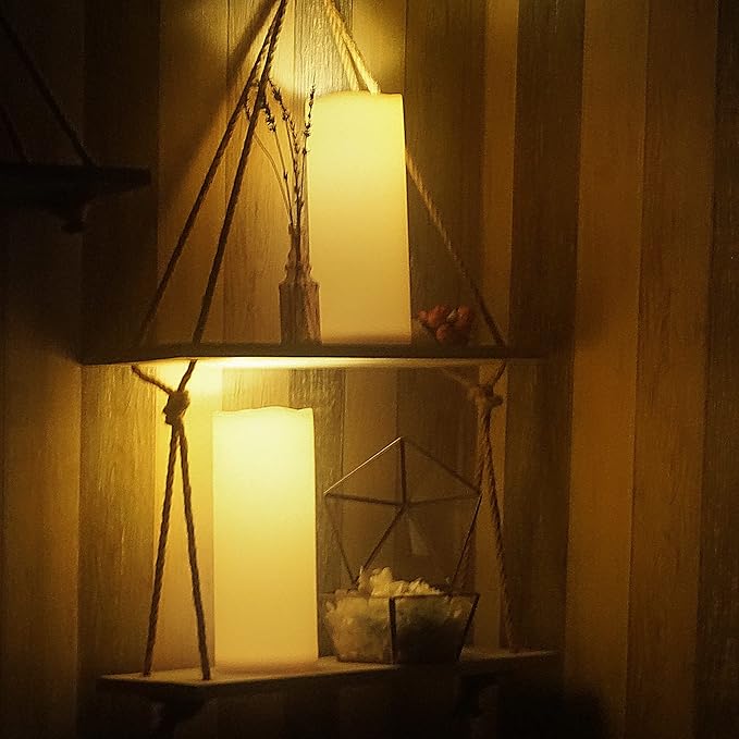 CANDLE CHOICE Waterproof Outdoor Battery Operated Flameless Candles with Remote Timer Large Tall White Plastic Bright Flickering Electric LED Pillars Lantern Patio Garden Decoration 4x10 Inches 2 Pack-VerdiqueGarden