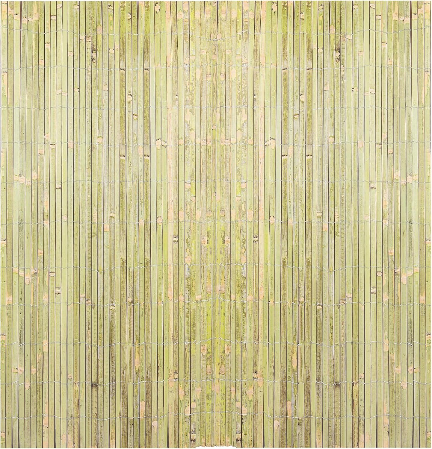 Bamboo Slat Fence 6ft x 13ft, Natural Split Bamboo Fencing, Privacy Screen 6 Feet High Outdoor, Privacy Fence for Garden, Divider, Balcony, Pool-VerdiqueGarden