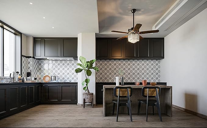 Dimoon 236''x23.6'' Black Peel and Stick Wallpaper Contact Paper Modern Self Adhesive Wall Paper Removable Renter Friendly Textured Solid Color Shelf Cabinet Vinyl Roll (236''x23.6'',Black)-VerdiqueGarden