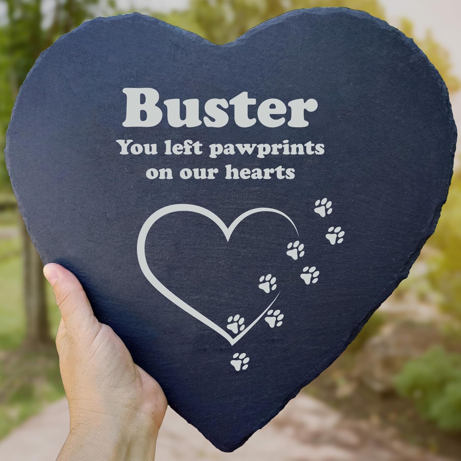 Dog Memorial Gifts for Loss of Dog, Cemetery Decorations for Grave, Pet Loss Sympathy Gift, Personalized Remembrance Garden Stone, Cat Lovers Heaven Grave Markers Bereavement Headstone (A12H)-VerdiqueGarden