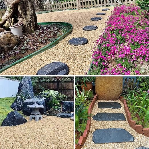 10lbs Peach Pebbles for Plants, 3/8inch Small Rocks for Succulent Cactus Plants, Natural Polished Pebbles, River Rocks for Plants, Vases, Garden-VerdiqueGarden