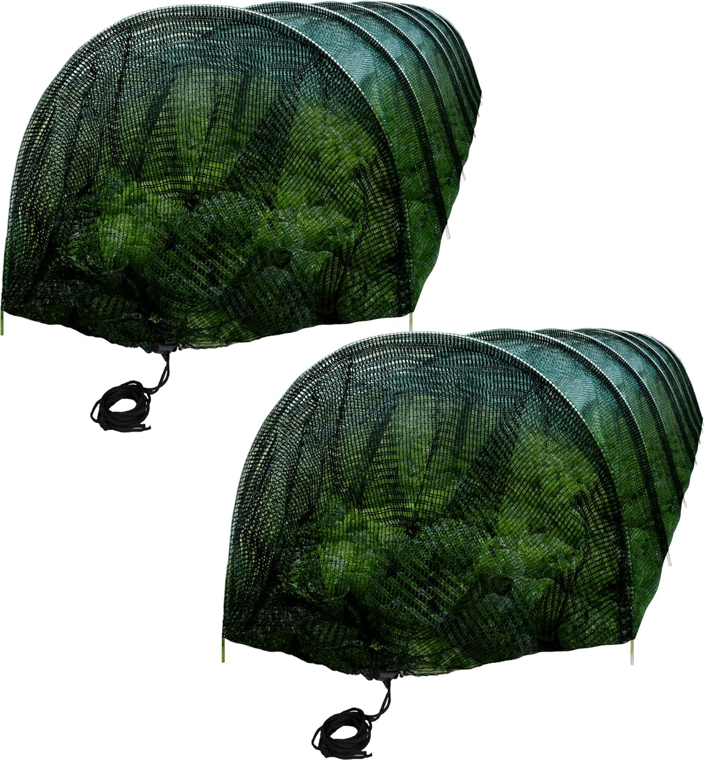 2 Pack Garden Tunnel Shade Net Cover - 10FT Shade Net Tunnel Plant Row Cover - Plant Gardening Net for Greenhouse Garden Patio Plants-VerdiqueGarden