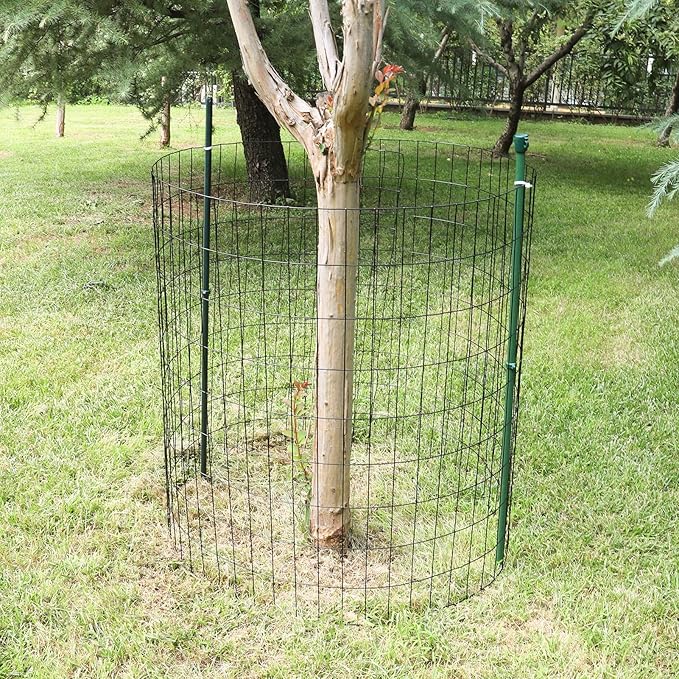 Black PVC Coated Welded Wire Fence 36 Inch x 50 Foot, 2 Inch x 4 Inch 15GA, Garden Border Fencing Roll Vinyl Coating Metal Wire Mesh Hardware Cloth for Yard Vegetable Plant Protection-VerdiqueGarden