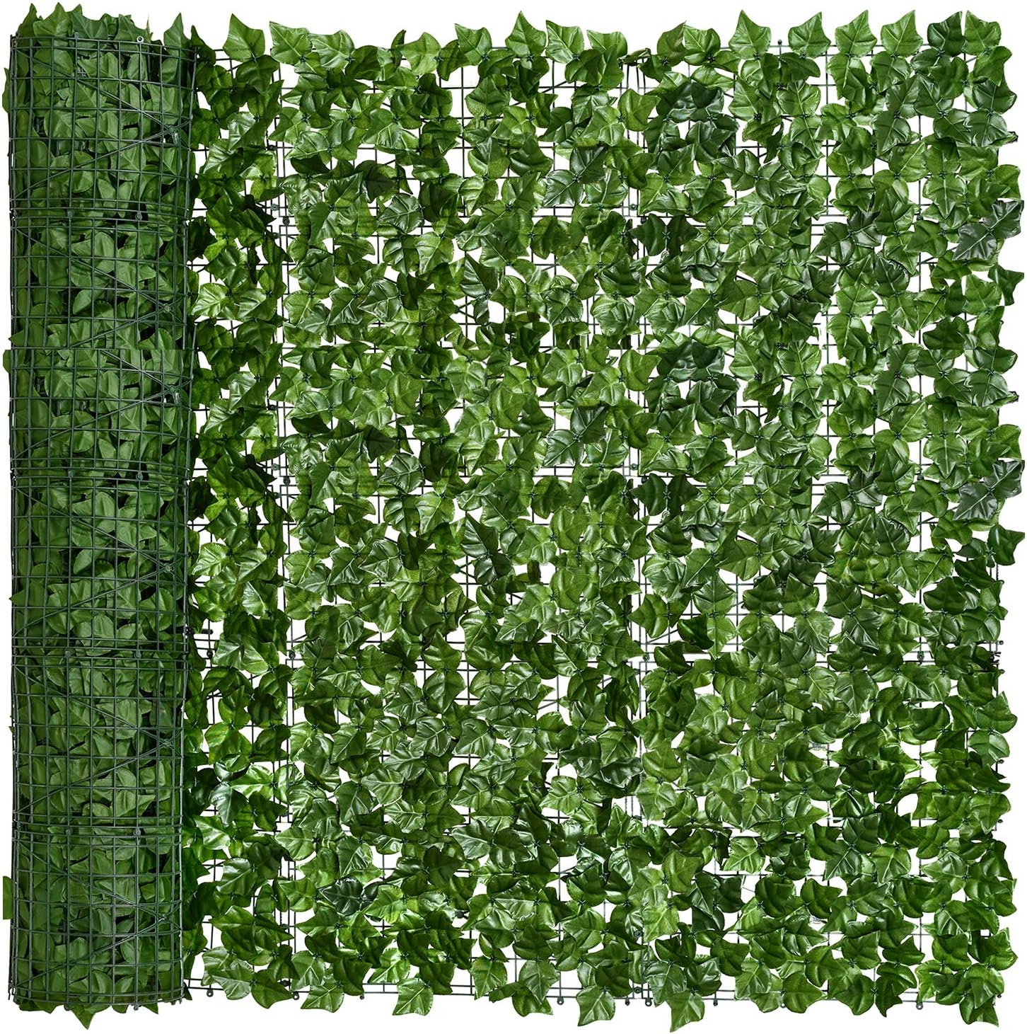DearHouse Artificial Faux Ivy Hedge Privacy Fence Wall Screen, Leaf and Vine Decoration for Outdoor Garden Home Decor, (157.5 * 59inch)-VerdiqueGarden