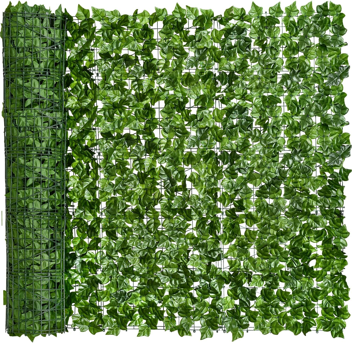 DearHouse Artificial Ivy Privacy Fence - 197x59in Artificial Hedges Fence and Faux Ivy Vine Leaf Decoration for Outdoor Indoor Garden Decor-VerdiqueGarden