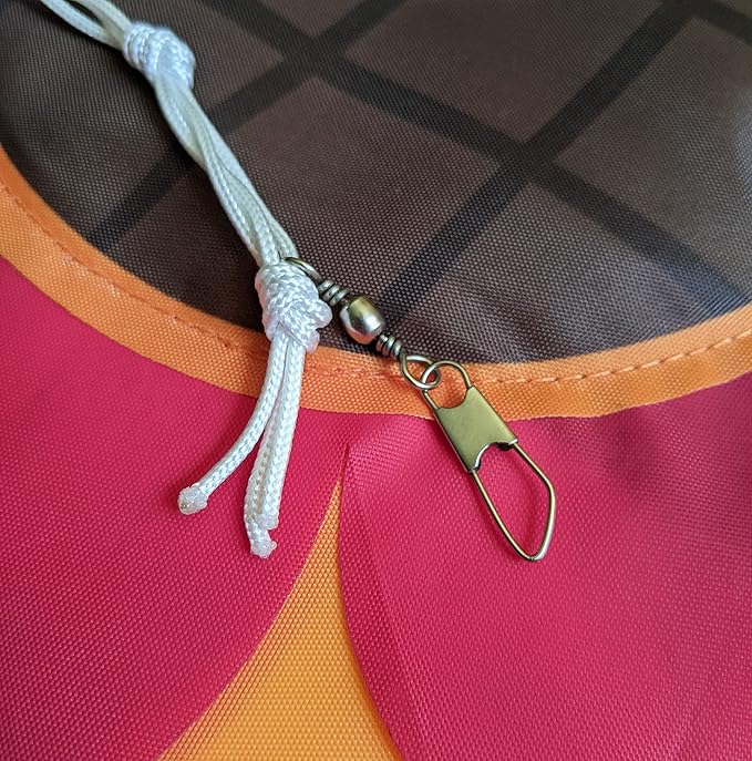 Madrona Brands Red Flower Windsock | Durable Outdoor Hanging Decoration | Yard, Garden, Patio, Home and More | 42-Inch-VerdiqueGarden