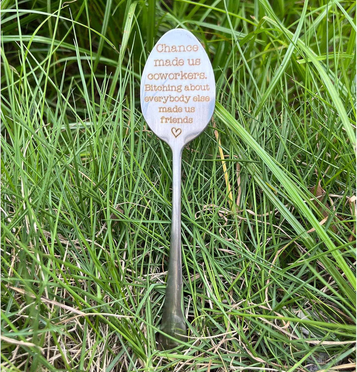 Garden Plant Marker Friendship Gift for Women Gardeners, Plant Stake Label Sign Tag Gardening Gifts for Woman Plant Lovers, Metal Garden Decoration (Made Us Friends)-VerdiqueGarden