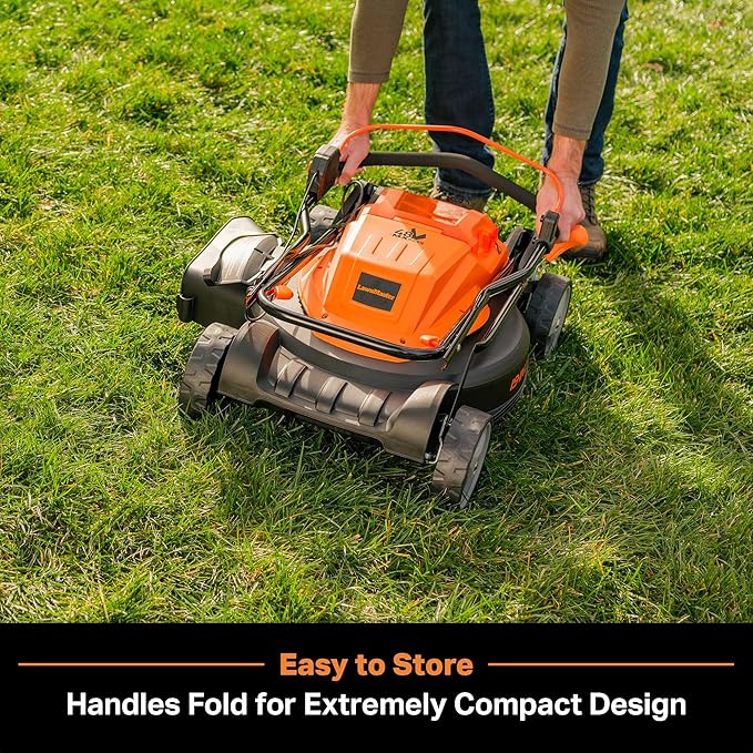 LawnMaster CLMF4819X 19-inch Brushless Cordless Mower with 2X24V MAX* 4.0Ah Battery and a Dual Charger 6 Cutting Position-VerdiqueGarden