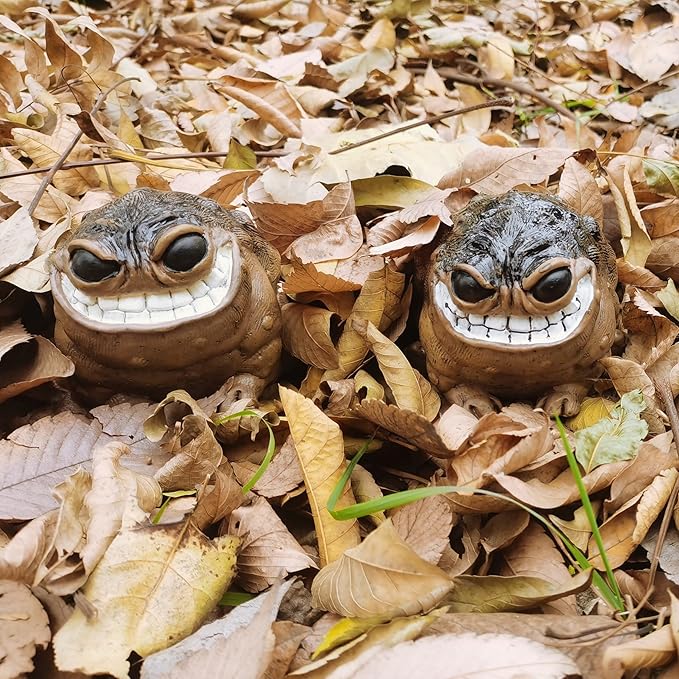 Weird Ugly Funny Monster Frog Obese Toad Garden Accessories Quirky Outdoor Accents Decorative Statue Novelty Home Office Sculpture Unique Gift-VerdiqueGarden