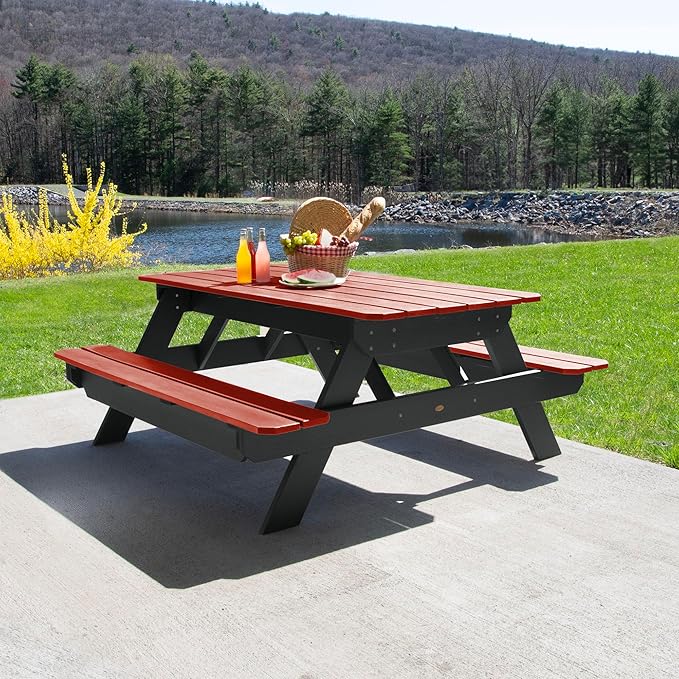highwood Hometown Picnic Table, 6 Foot, Jasper-VerdiqueGarden
