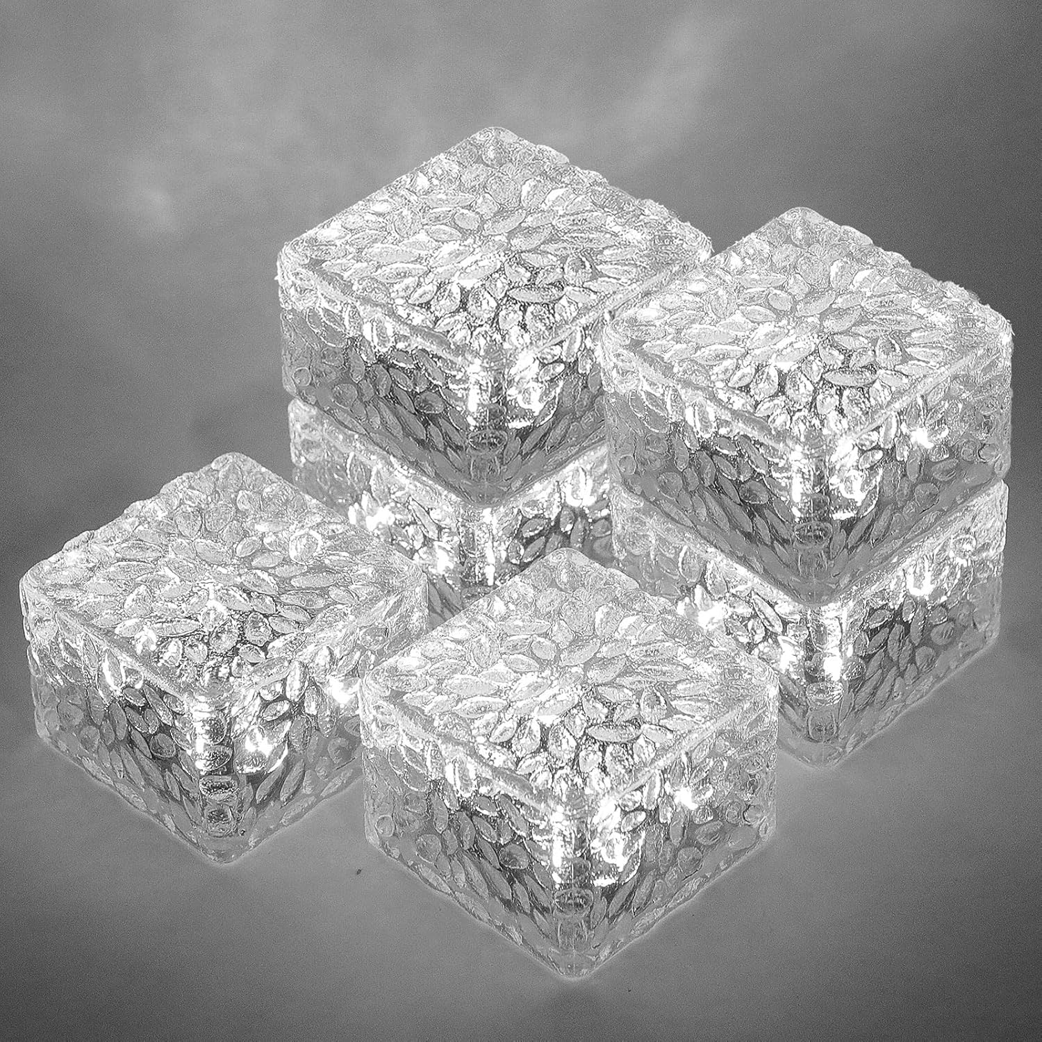 Solar Brick Lights-Outdoor Solar Lights for Yard-Solar Brick Landscape Path Light 6 Pack LED Light Brick Garden Decor for Pathway Patio Walkway Backyard Decoration, DS-XBZ-1-1-1-VerdiqueGarden