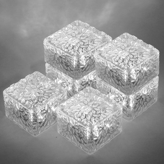 Solar Brick Lights-Outdoor Solar Lights for Yard-Solar Brick Landscape Path Light 6 Pack LED Light Brick Garden Decor for Pathway Patio Walkway Backyard Decoration, DS-XBZ-1-1-1-VerdiqueGarden