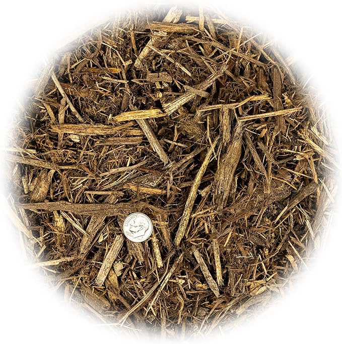 Natural Mulch Cover - Improve Soil Health and Moisture Retention for Thriving Plants - 3 QUARTS-VerdiqueGarden