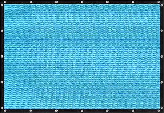 VICLLAX Shade Fabric Sun Shade Cloth with Every 2 FT Grommets for Patio Garden Pergola Cover Canopy 9x16 FT, Mixed Turquoise-VerdiqueGarden