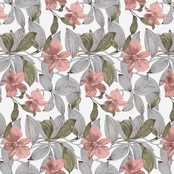 LVTXIII Outdoor Seat/Back Chair Cushion Patio Tufted High Back Cushion, Seasonal Replacement Rocking Chair Cushion with Ties (22” W x 20D”, Set of 2, Clemens Noir Pink)-VerdiqueGarden