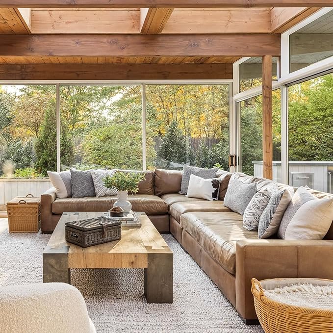 The Basket Lady Lift-Off Lid Wicker Storage Basket, Large, 24.5 in L x 18 in W x 17.5 in H, Sandstone-VerdiqueGarden