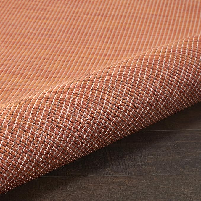 Nourison Home Home Positano 6' Runner Fabric Terracotta Area Rug-VerdiqueGarden