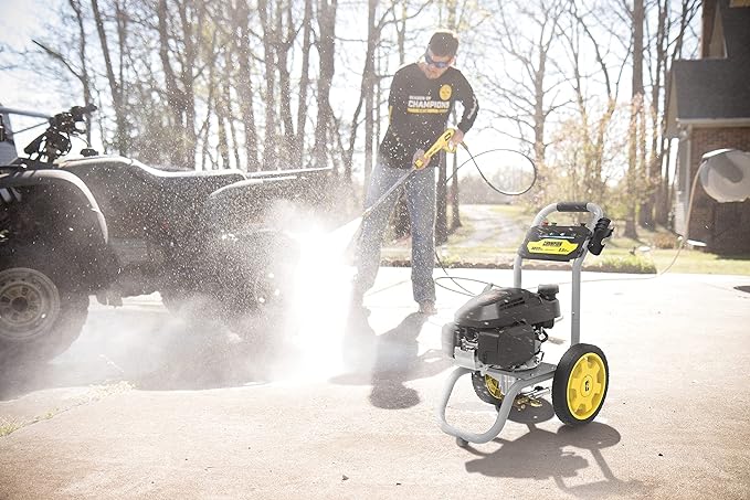 Champion Power Equipment 3200-PSI 2.5-GPM Low Profile Gas Pressure Washer with Honda Engine-VerdiqueGarden