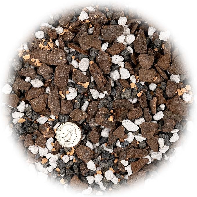 Premium Bonsai Soil All Purpose Fast Draining Mix - 20 Quart - Pumice, Lava, Calcined Clay and Pine Bark Potting Pre Mixed Bonsai Plant Soil Mixture by GARDENERA - Made in USA - (4 Bags of 5QT)-VerdiqueGarden