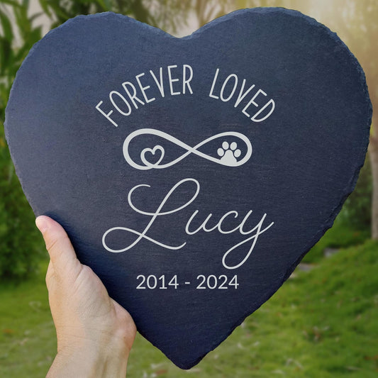 Dog Memorial Gifts for Loss of Dog, Cemetery Decorations for Grave, Pet Loss Sympathy Gift, Personalized Remembrance Garden Stone, Cat Lovers Heaven Grave Markers Bereavement Headstone (A13H)-VerdiqueGarden