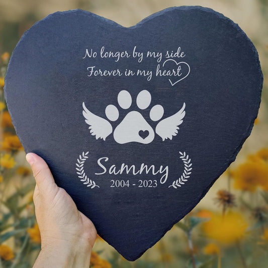 Dog Memorial Gifts for Loss of Dog, Cemetery Decorations for Grave, Pet Loss Sympathy Gift, Personalized Remembrance Garden Stone, Cat Lovers Heaven Grave Markers Bereavement Headstone (A03H)-VerdiqueGarden