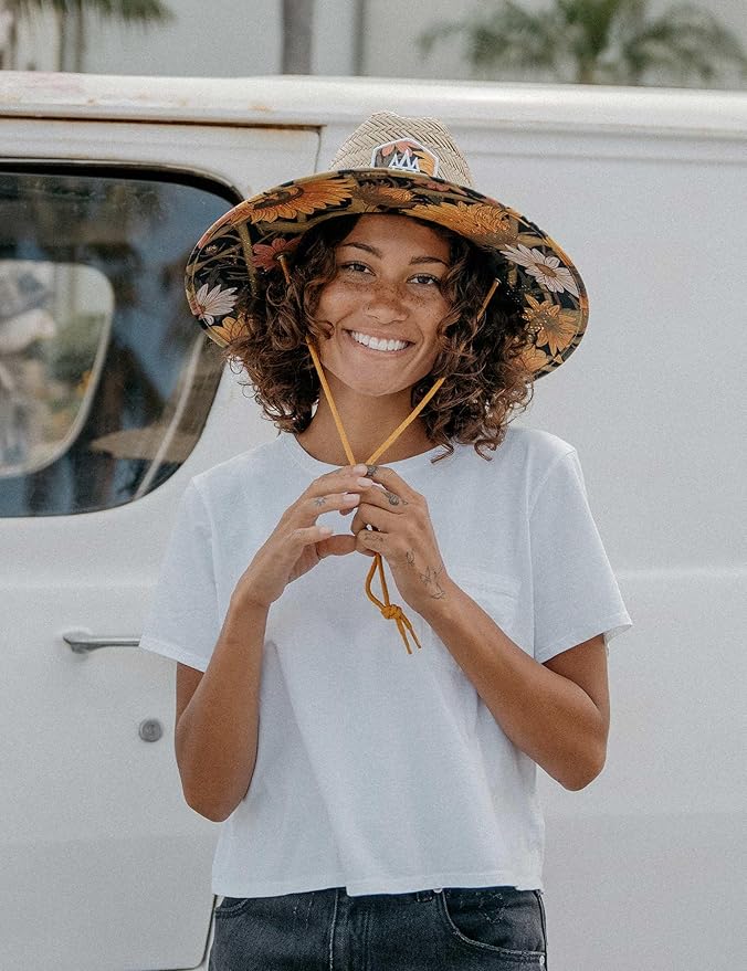 Straw Hat for Men & Women | Lifeguard Hat, Beach Hat & Sun Hat | UPF 50+ Wide Brim for Sun Protection | One Size | Hemlock-VerdiqueGarden