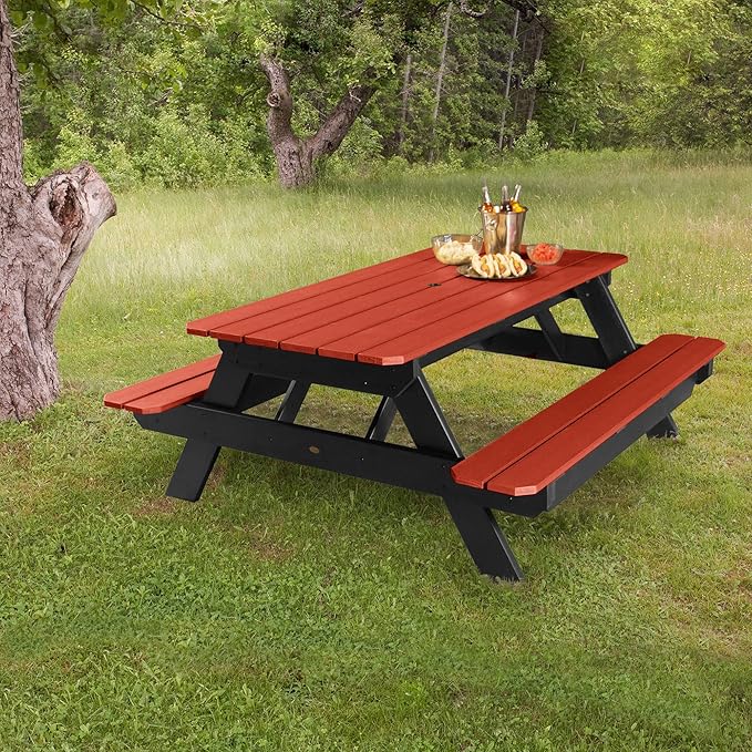 highwood Hometown Picnic Table, 6 Foot, Jasper-VerdiqueGarden
